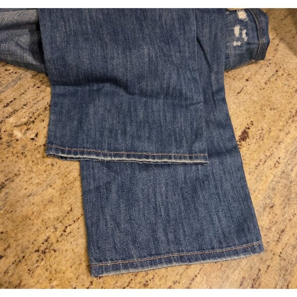 Lot of 2 New York & Co Boyfriend Low Rise Straight Leg Women sz 14 Jeans & Capri - Picture 12 of 16